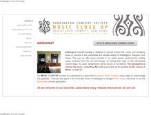 Tablet Screenshot of haddingtonconcertsociety.com